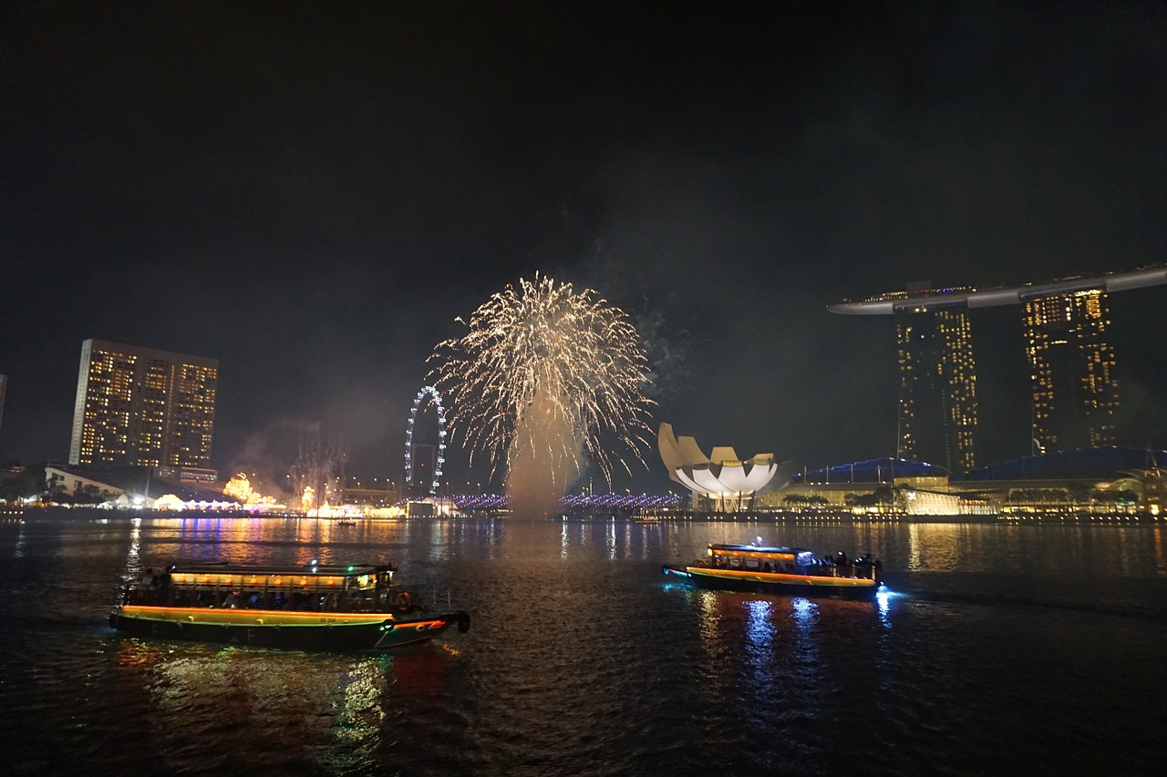 fireworks singapore - travel treasures