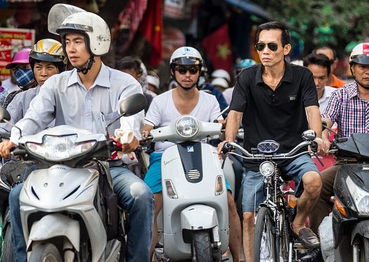 motorbikes in hanoi - travel treasures