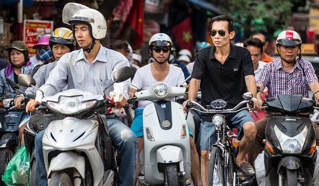 motorbikes in hanoi - travel treasures